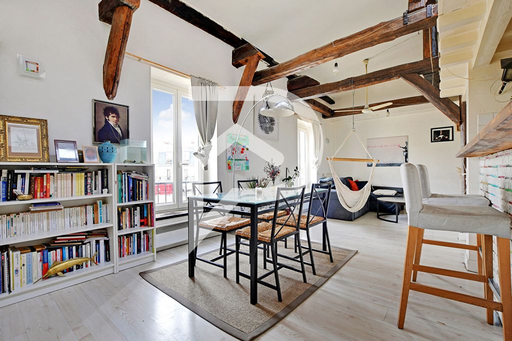 Achat appartement à vendre 3 pièces 66 m² - Paris 19ème arrondissement