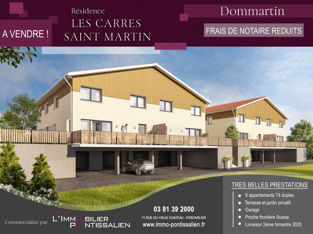 Achat duplex à vendre 4 pièces 81 m² - Dommartin