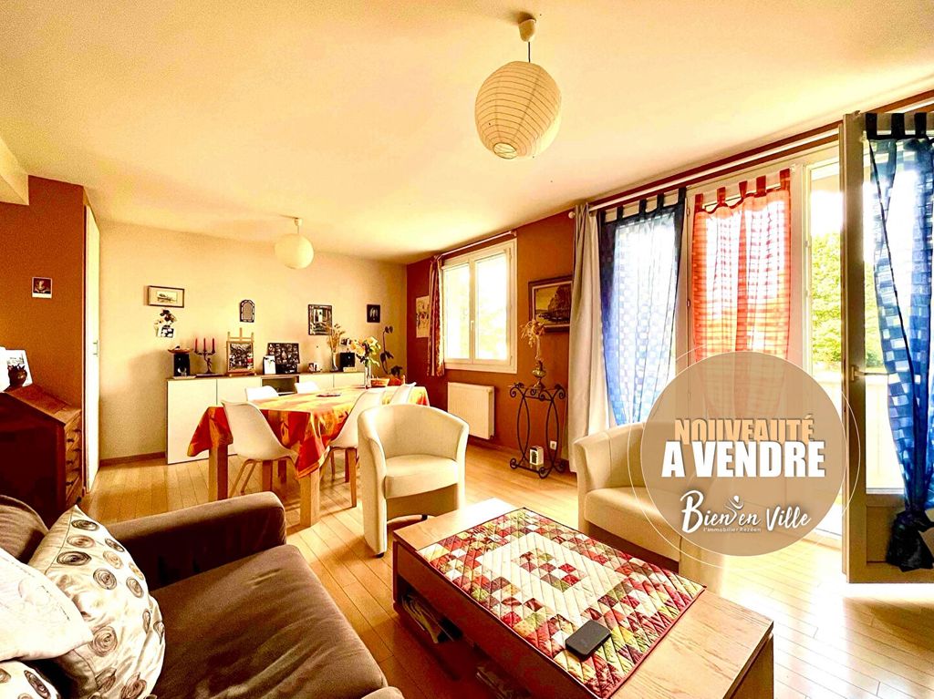 Achat appartement à vendre 4 pièces 68 m² - Rezé