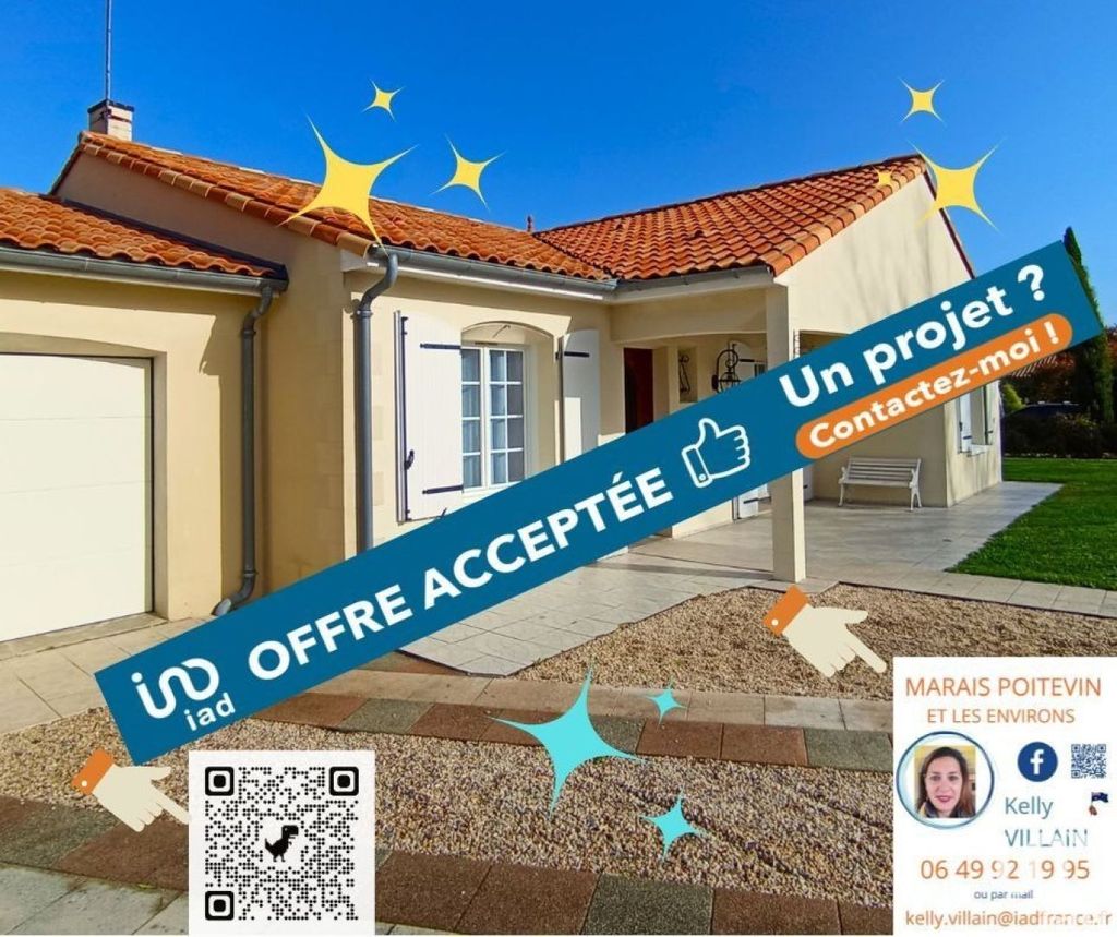 Achat maison à vendre 3 chambres 140 m² - Coulon