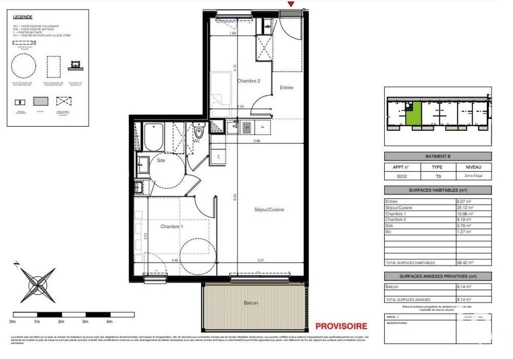 Achat appartement à vendre 3 pièces 58 m² - Clisson