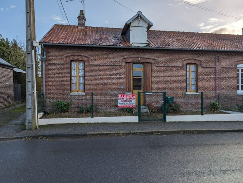 Achat maison à vendre 2 chambres 59 m² - Saint-Nicolas-d'Aliermont