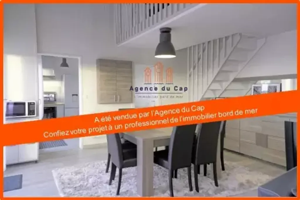 Achat duplex à vendre 2 pièces 56 m² - Saint-Aubin-sur-Mer