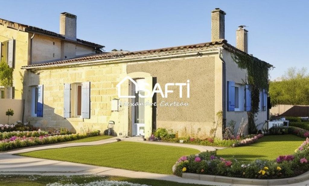Achat maison à vendre 1 chambre 57 m² - Saint-Caprais-de-Bordeaux