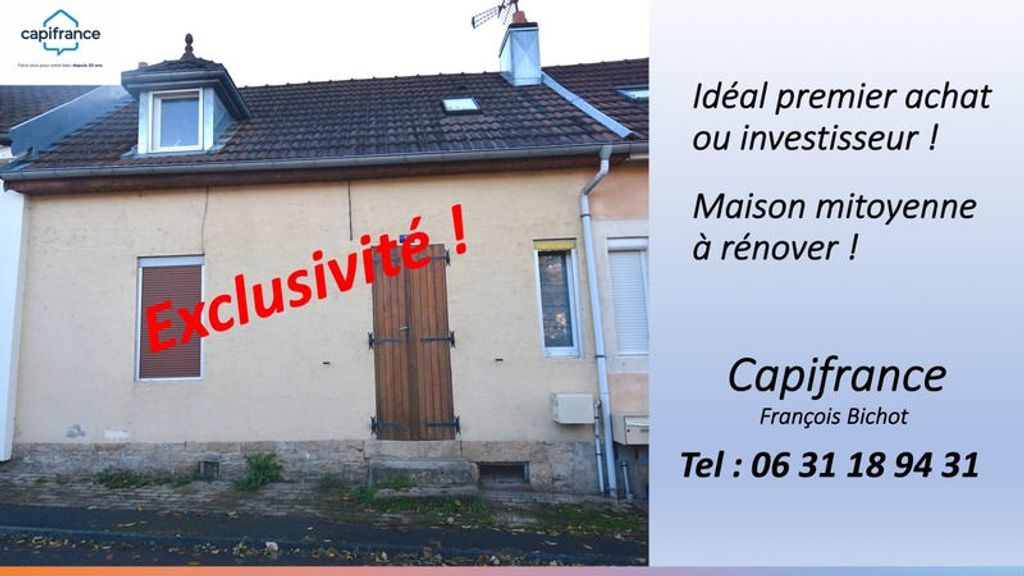 Achat maison à vendre 2 chambres 60 m² - L'Isle-sur-le-Doubs