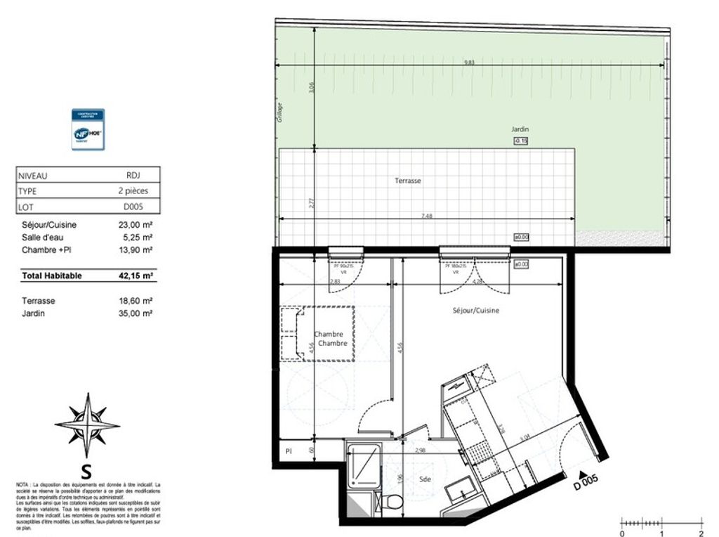 Achat appartement 2 pièce(s) La Roquette-sur-Siagne