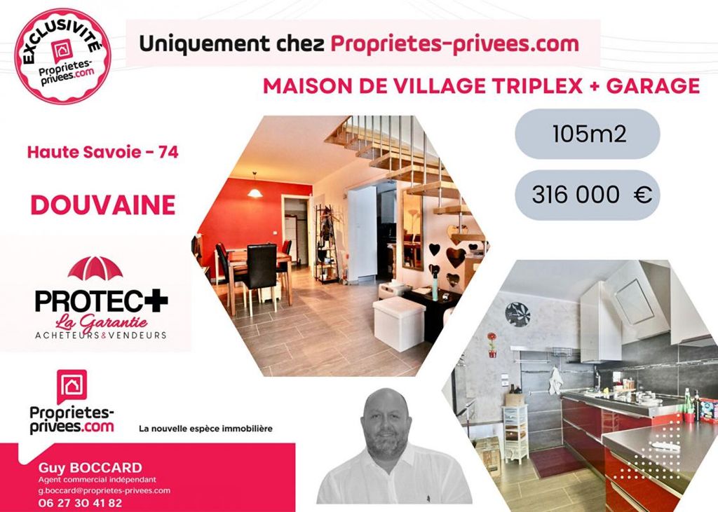 Achat maison à vendre 3 chambres 105 m² - Douvaine