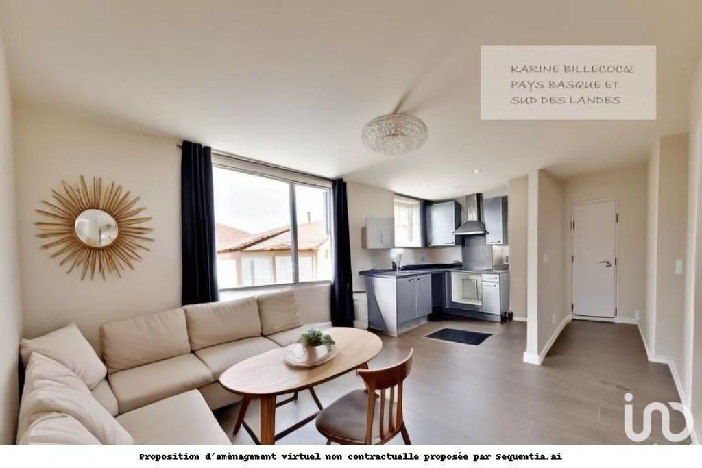 Achat appartement à vendre 3 pièces 60 m² - Biarritz