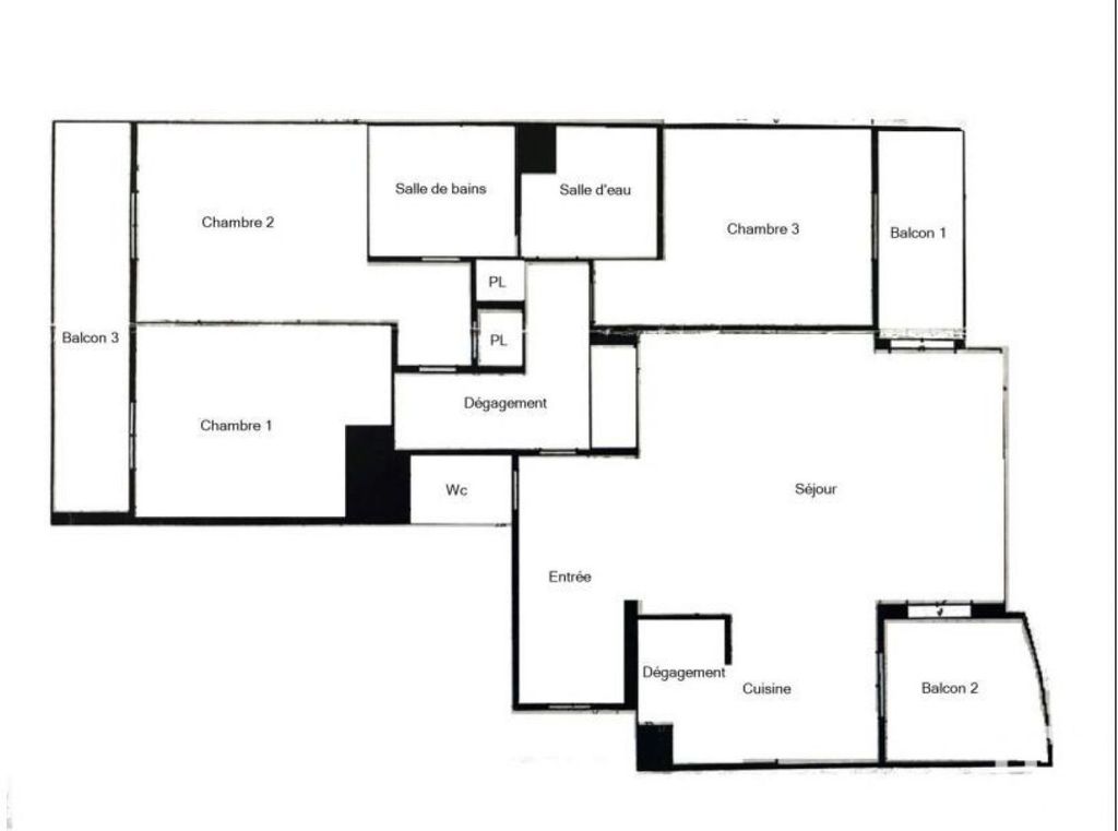 Achat appartement à vendre 4 pièces 89 m² - La Garenne-Colombes