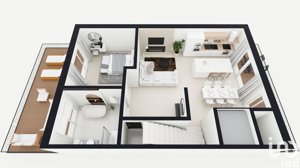 Achat duplex à vendre 4 pièces 101 m² - Florange