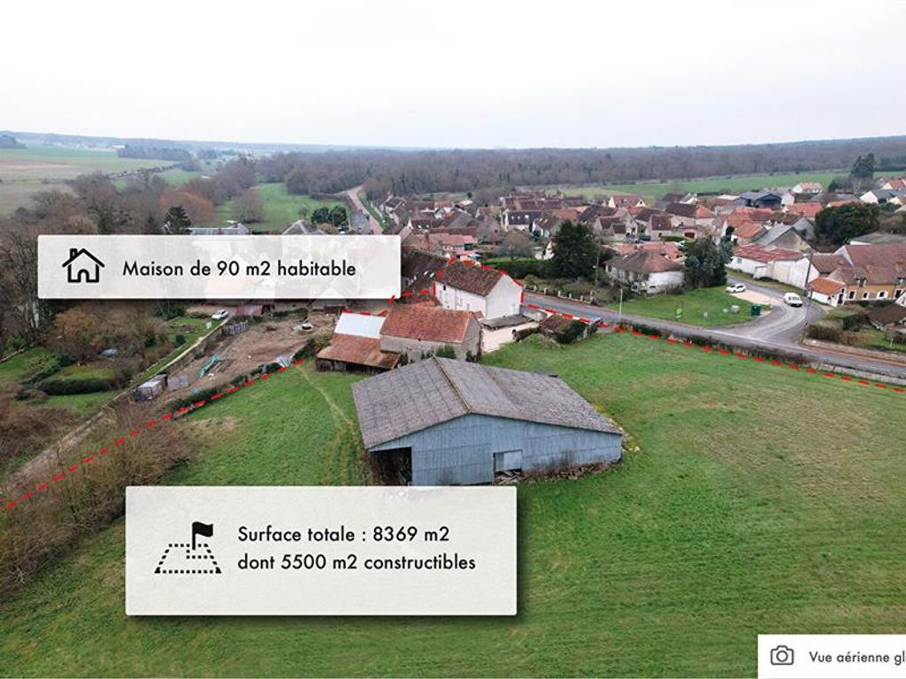 Achat maison à vendre 3 chambres 8 369 m² - Huisseau-sur-Cosson