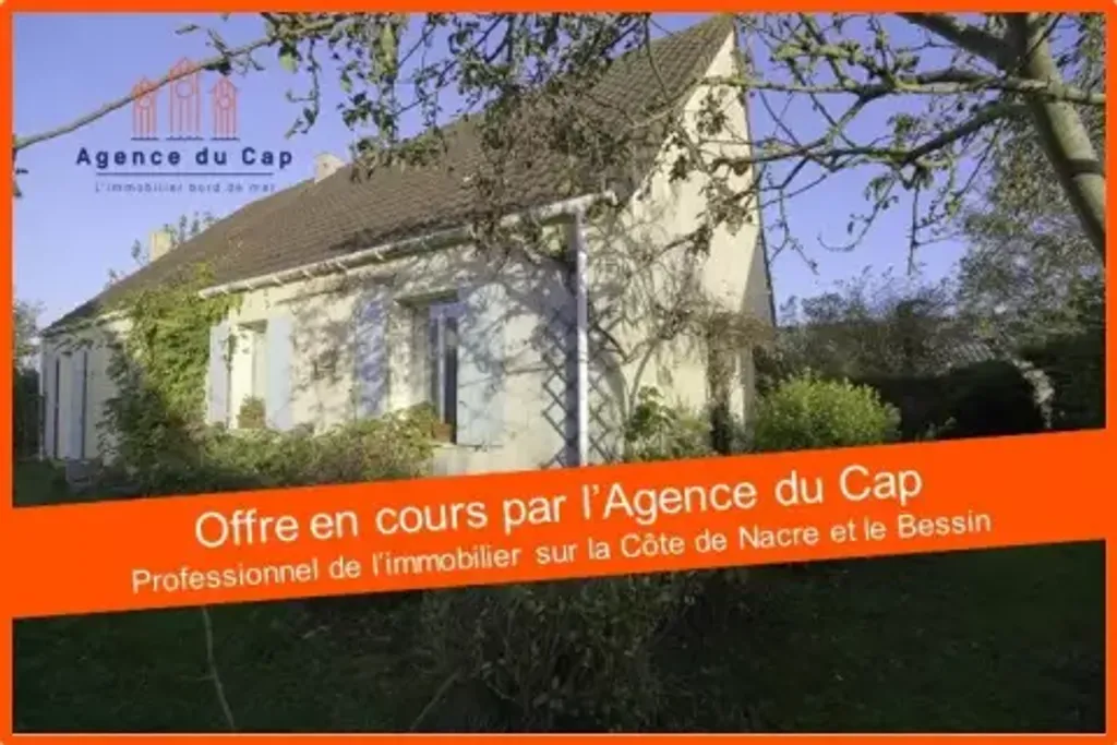 Achat maison à vendre 4 chambres 109 m² - Saint-Aubin-sur-Mer