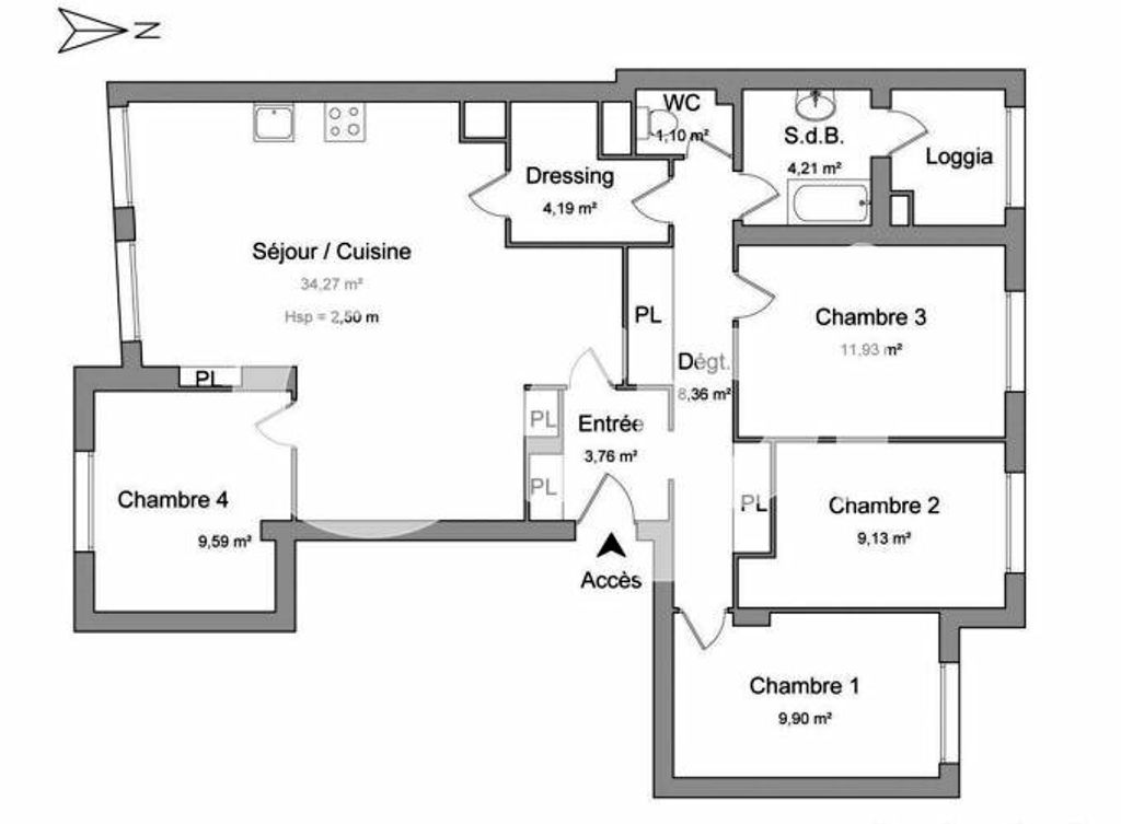 Achat appartement à vendre 4 pièces 96 m² - La Valette-du-Var