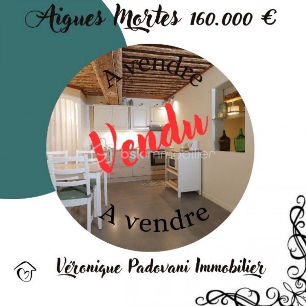 Achat appartement à vendre 2 pièces 39 m² - Aigues-Mortes