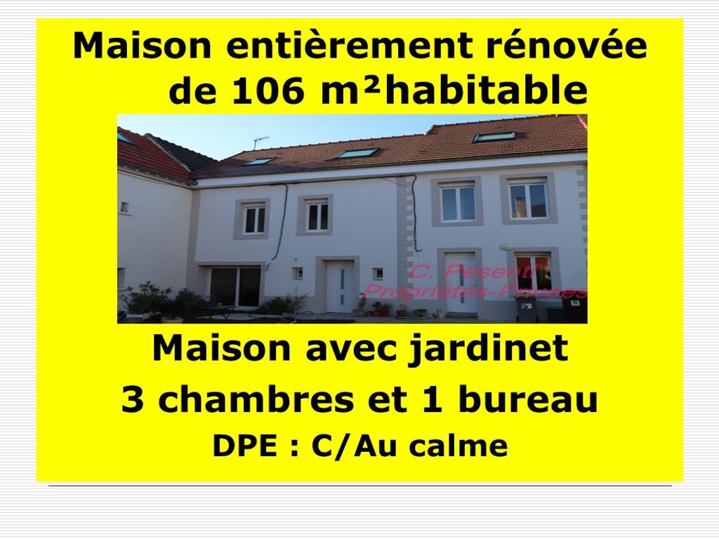 Achat maison à vendre 3 chambres 106 m² - Guermantes