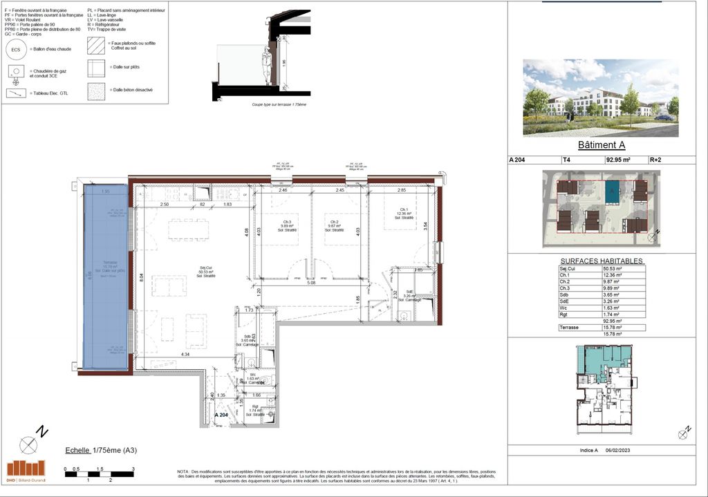 Achat appartement 4 pièce(s) Courseulles-sur-Mer