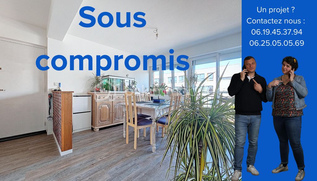 Achat duplex à vendre 2 pièces 49 m² - Libercourt