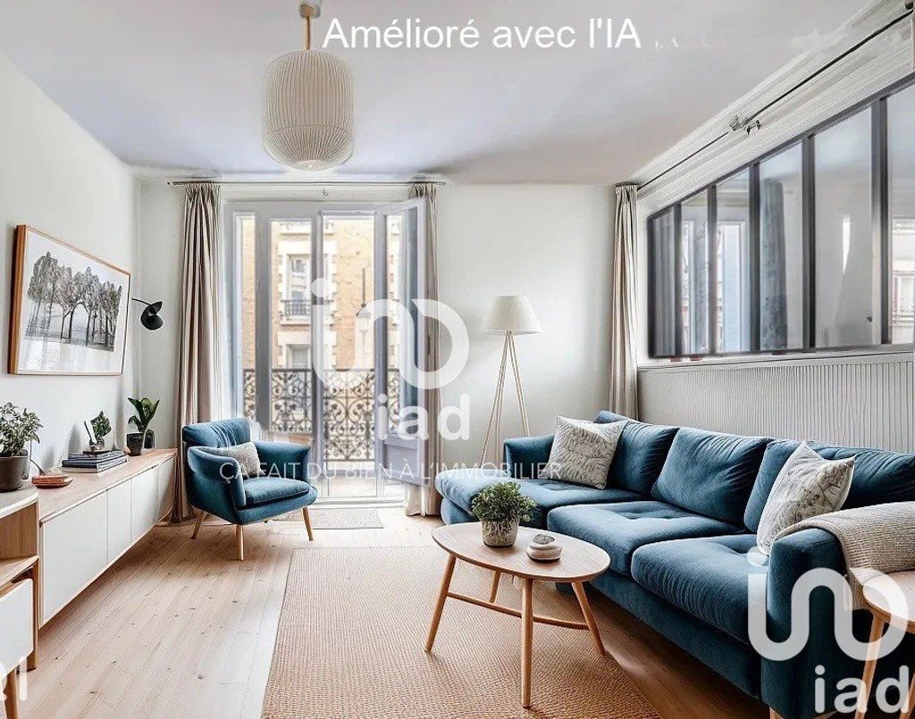 Achat appartement à vendre 3 pièces 53 m² - Puteaux