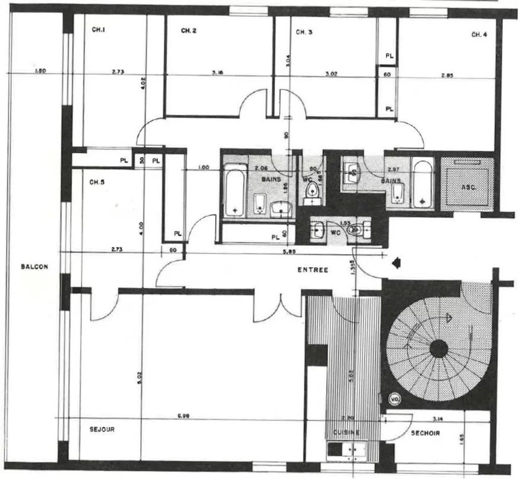 Achat appartement 6 pièce(s) Boulogne-Billancourt