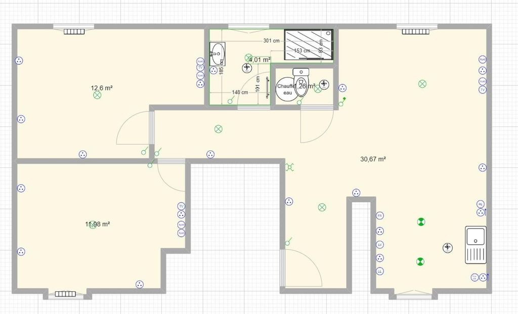 Achat appartement à vendre 3 pièces 58 m² - Questembert