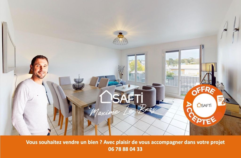 Achat appartement à vendre 4 pièces 83 m² - Concarneau