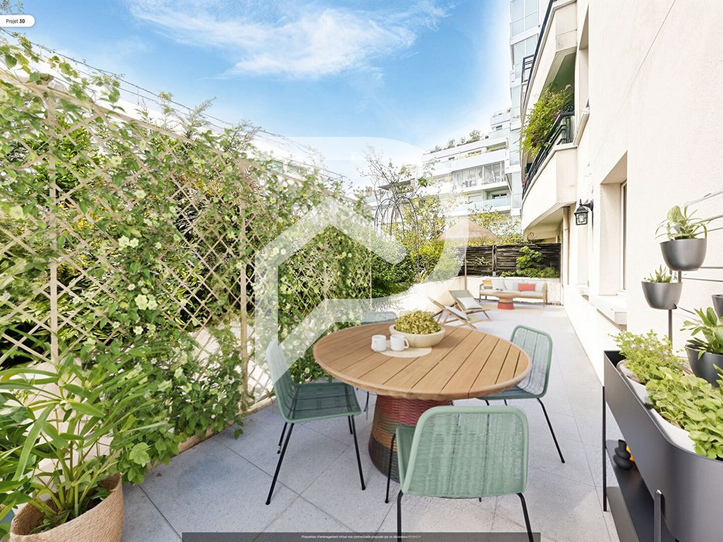 Achat appartement à vendre 3 pièces 63 m² - Issy-les-Moulineaux