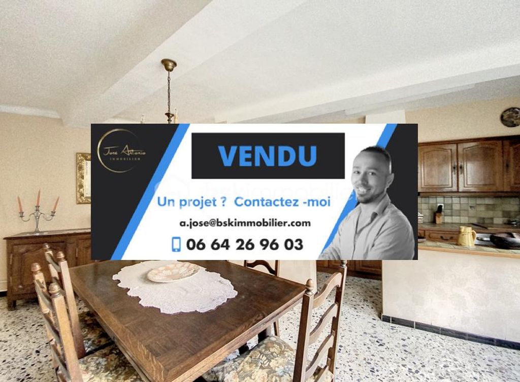 Achat maison à vendre 3 chambres 90 m² - Pézilla-la-Rivière