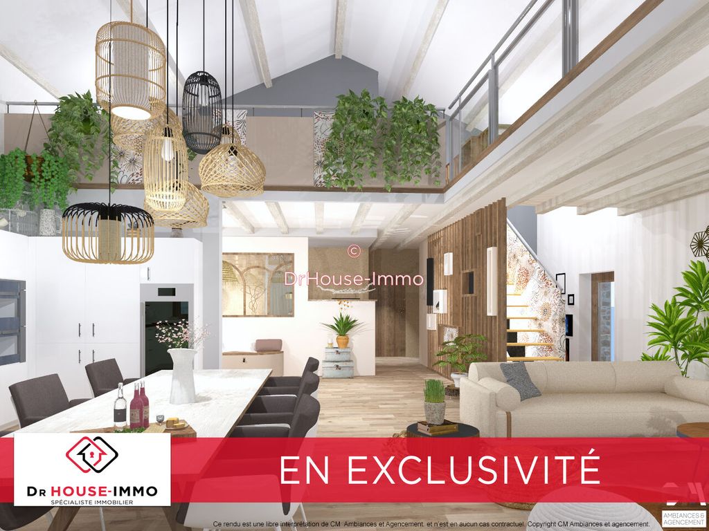 Achat maison à vendre 4 chambres 230 m² - Saint-Jean-de-Nay