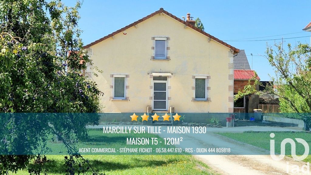 Achat maison à vendre 3 chambres 120 m² - Marcilly-sur-Tille