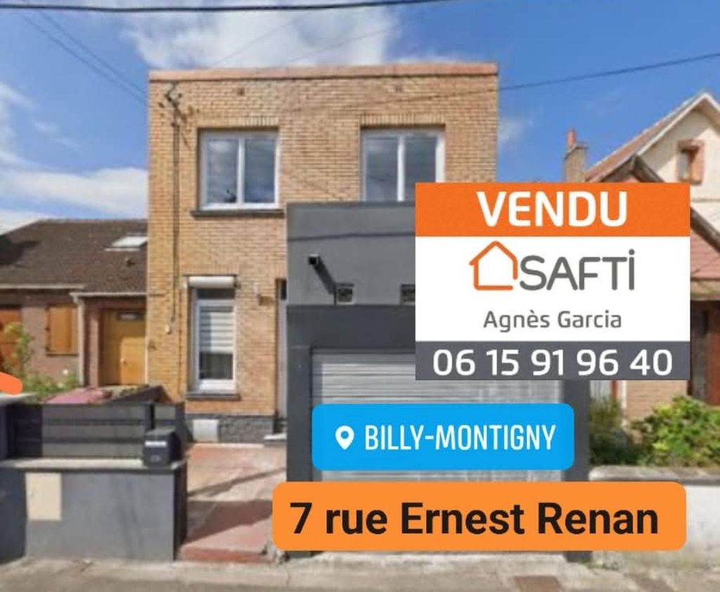 Achat maison à vendre 2 chambres 100 m² - Billy-Montigny