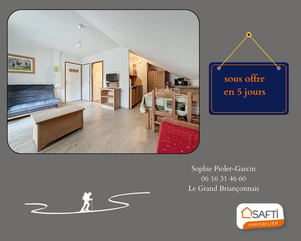 Achat studio à vendre 32 m² - Villar-d'Arêne