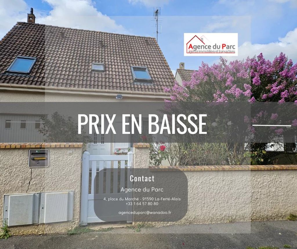 Achat maison à vendre 3 chambres 88 m² - La Ferté-Alais