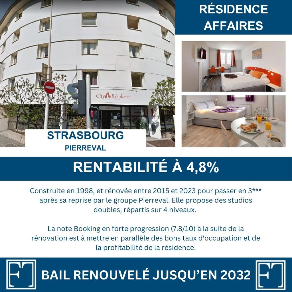 Achat studio à vendre 20 m² - Strasbourg