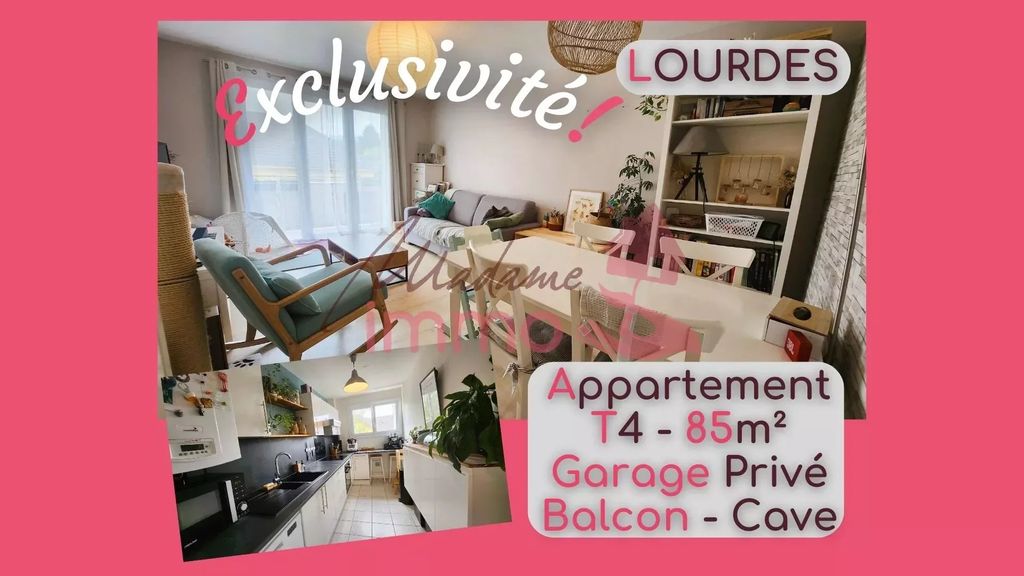 Achat appartement à vendre 4 pièces 86 m² - Lourdes