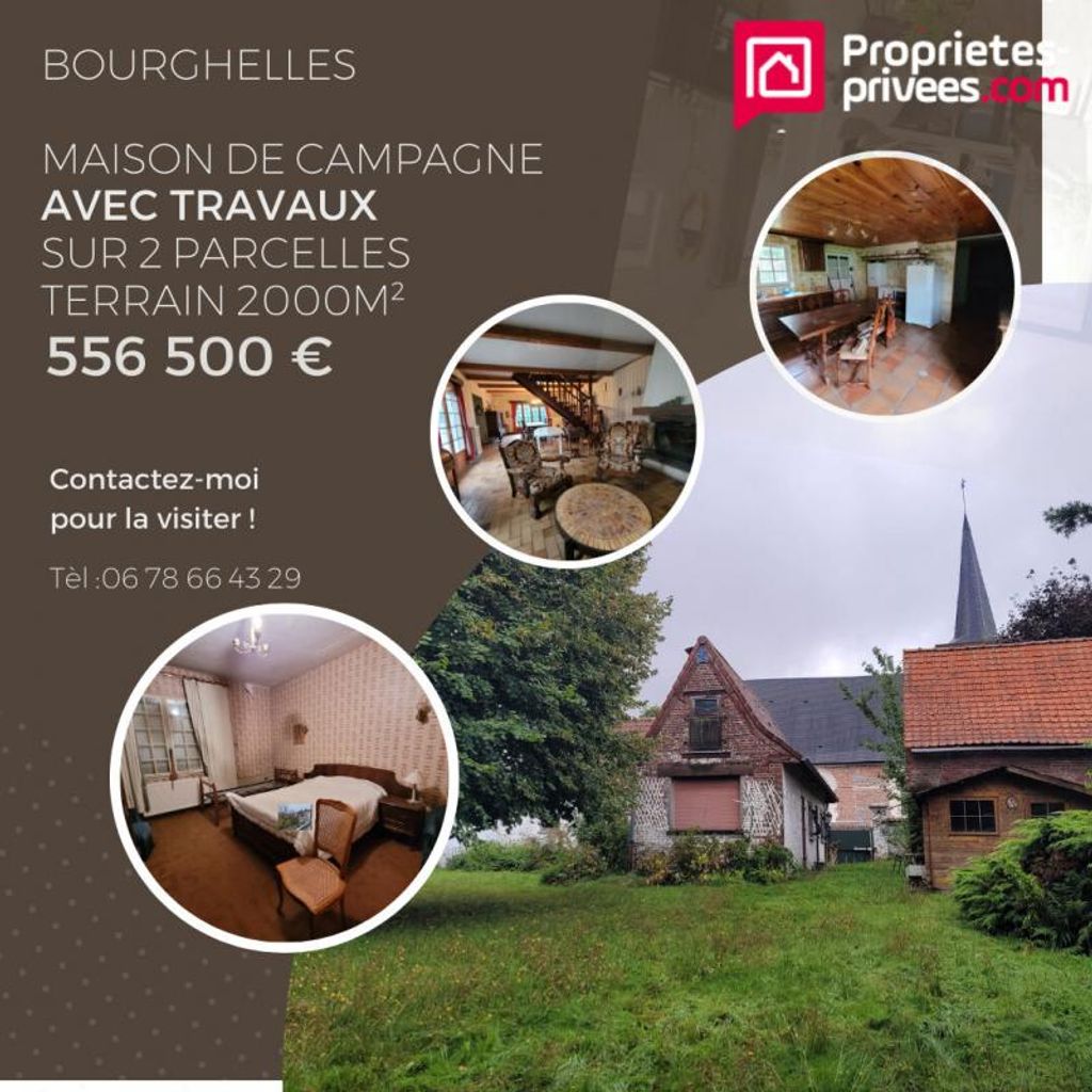 Achat maison à vendre 3 chambres 177 m² - Bourghelles