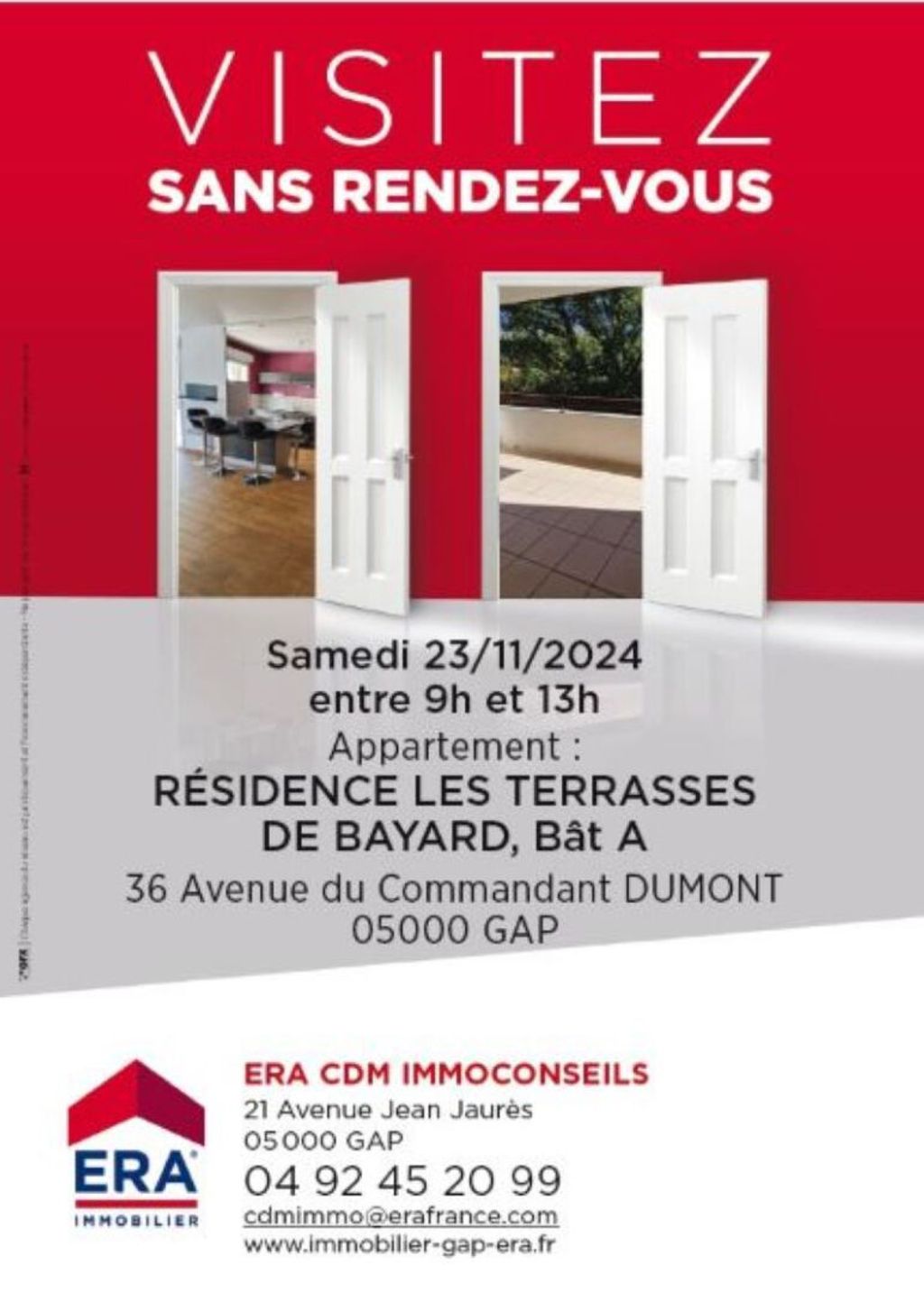 Achat appartement à vendre 3 pièces 65 m² - Gap