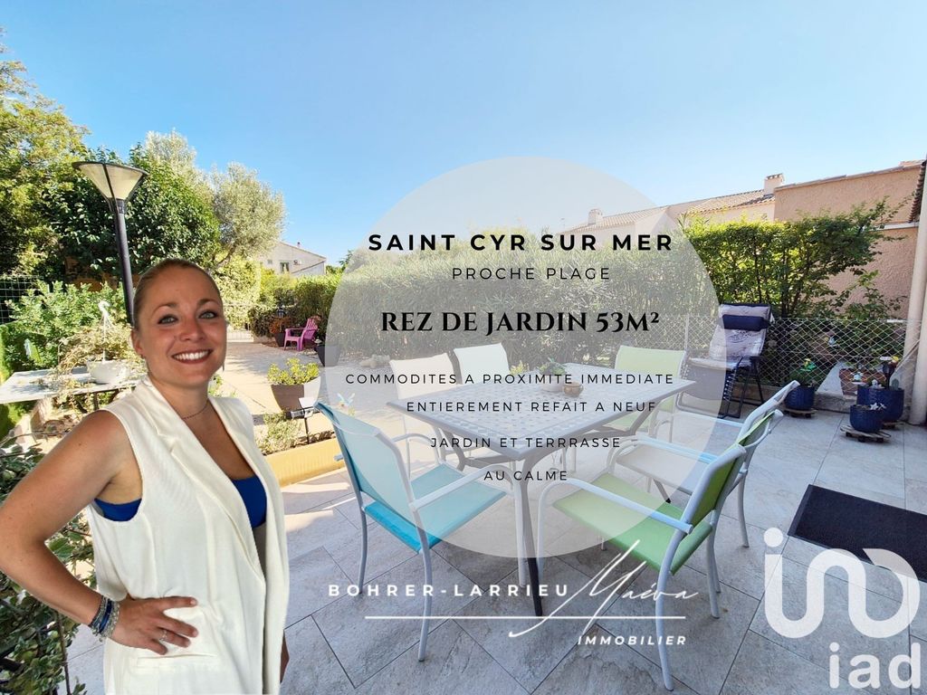 Achat appartement à vendre 2 pièces 53 m² - Saint-Cyr-sur-Mer