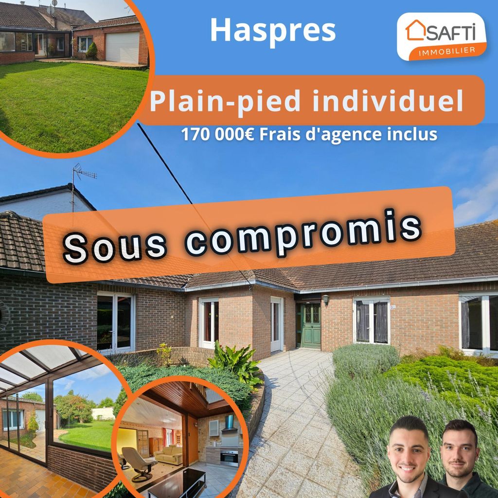 Achat maison à vendre 3 chambres 150 m² - Haspres