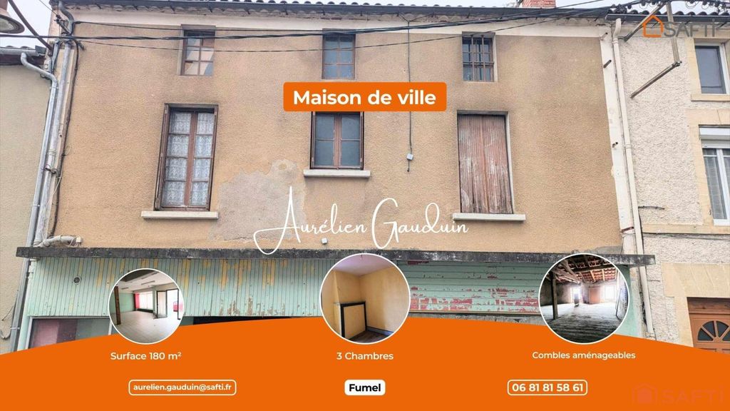 Achat maison à vendre 2 chambres 180 m² - Fumel