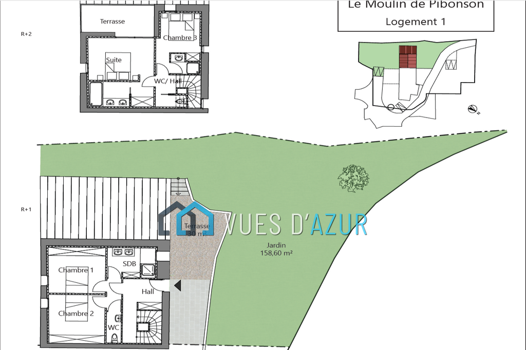 Achat maison à vendre 4 chambres 159 m² - Mougins