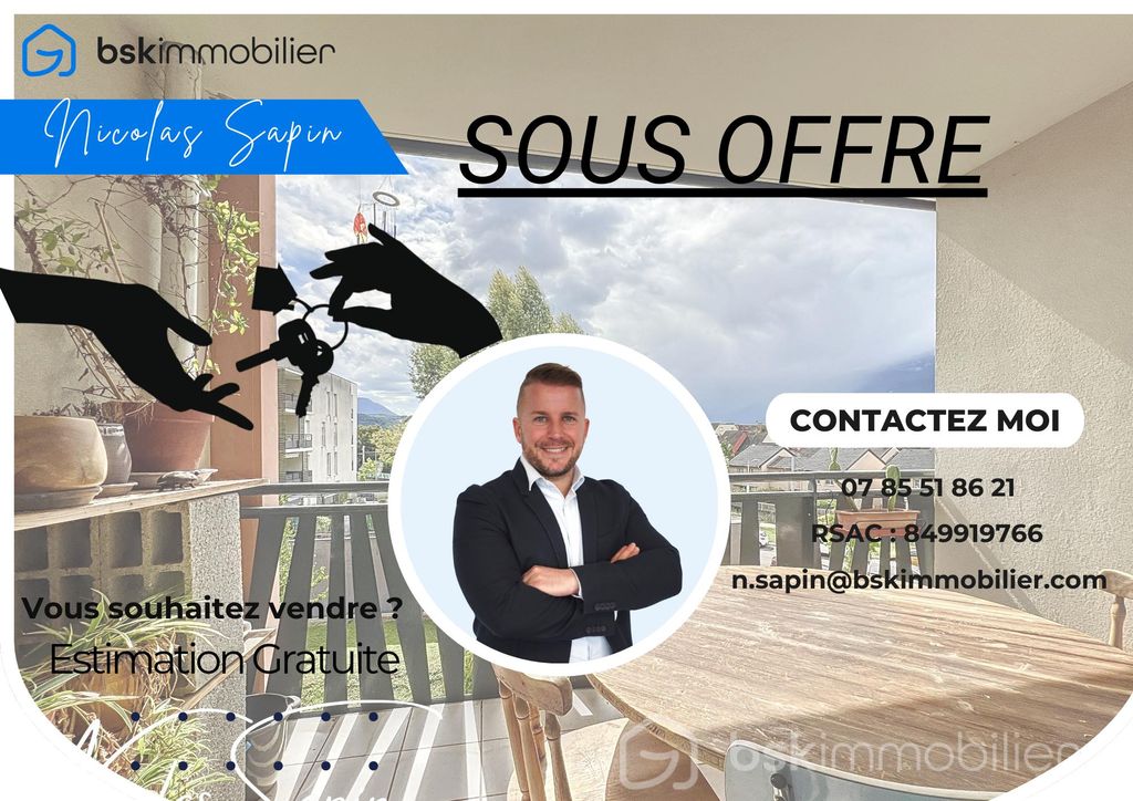 Achat appartement à vendre 2 pièces 49 m² - Saint-Martin-d'Hères