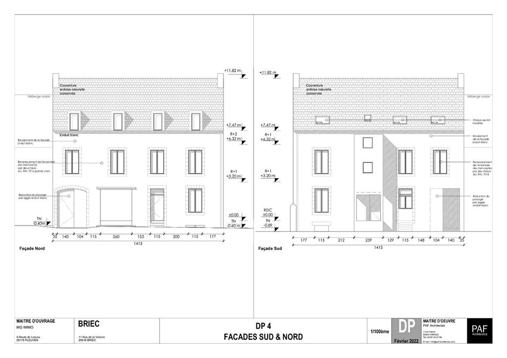 Achat appartement à vendre 3 pièces 49 m² - Briec