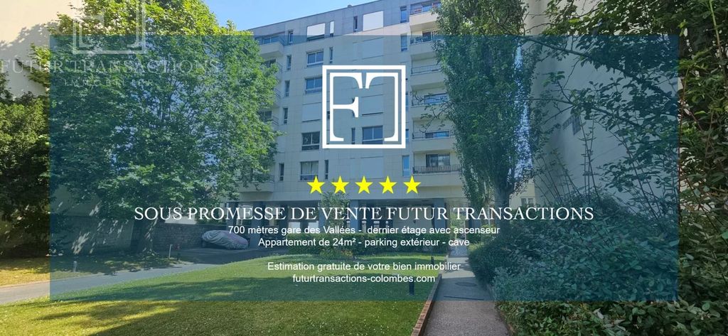 Achat studio à vendre 24 m² - Colombes