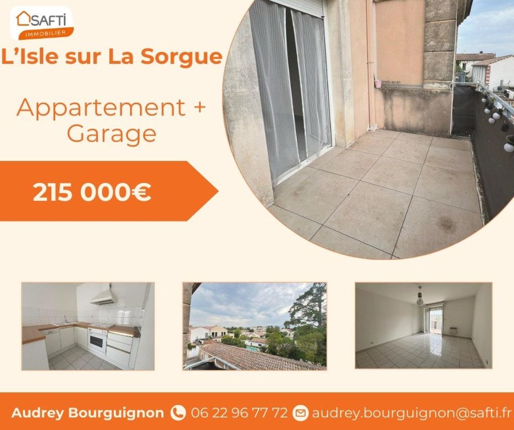 Achat appartement à vendre 2 pièces 45 m² - L'Isle-sur-la-Sorgue