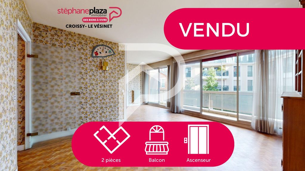 Achat appartement à vendre 2 pièces 49 m² - Le Vésinet