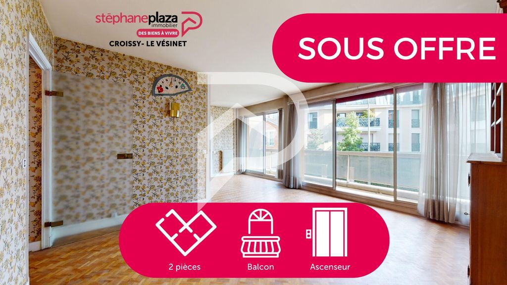 Achat appartement à vendre 2 pièces 49 m² - Le Vésinet