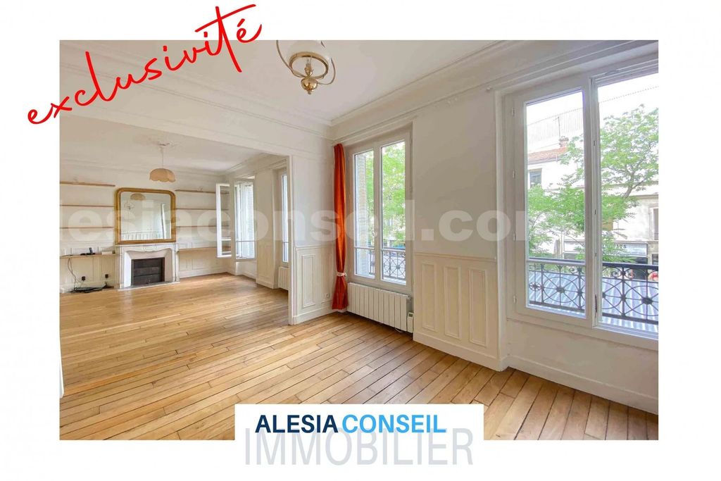 Achat appartement à vendre 3 pièces 57 m² - Paris 14ème arrondissement