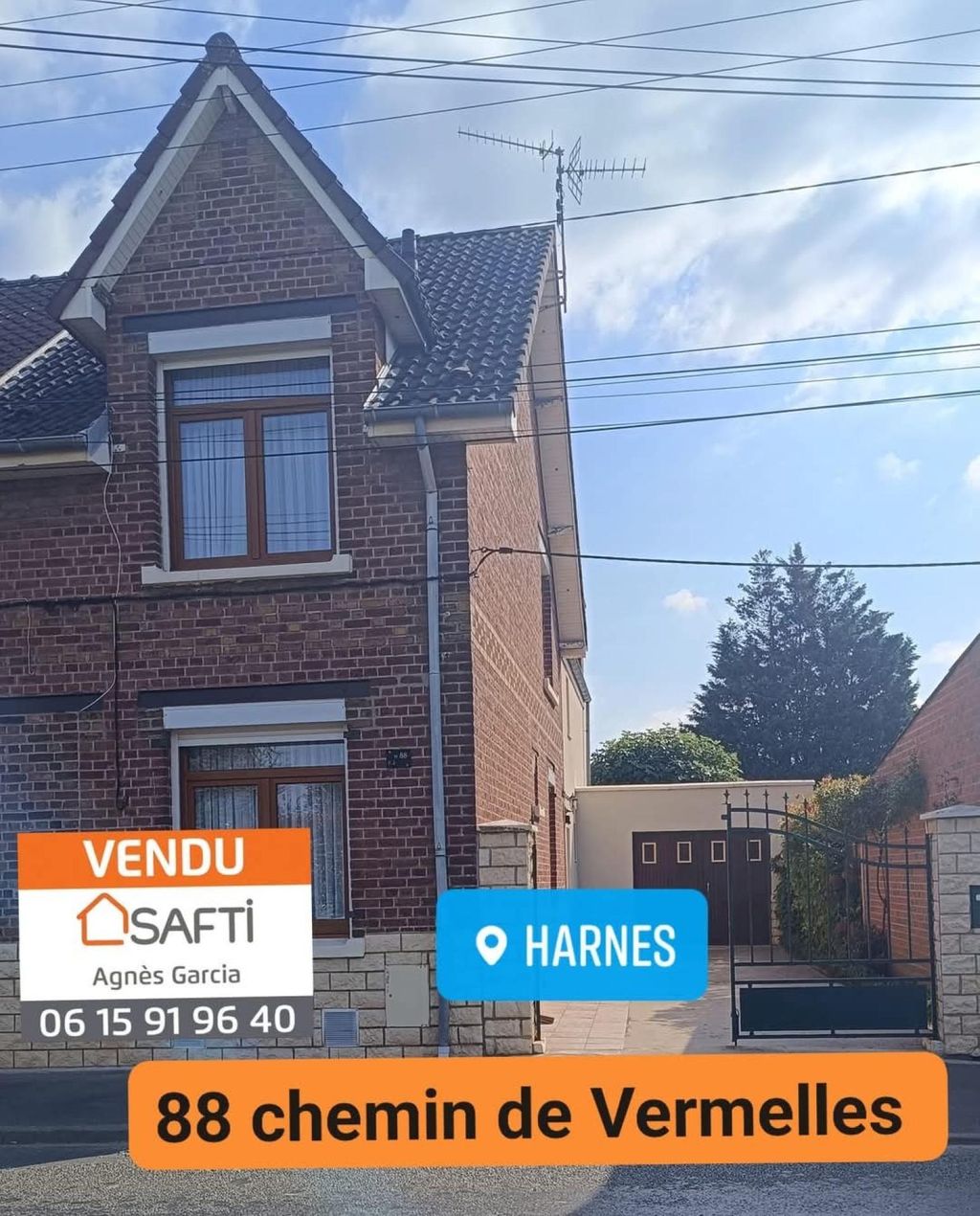 Achat maison à vendre 3 chambres 115 m² - Harnes