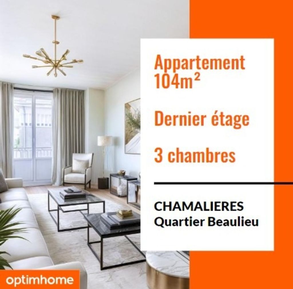 Achat appartement à vendre 4 pièces 104 m² - Chamalières