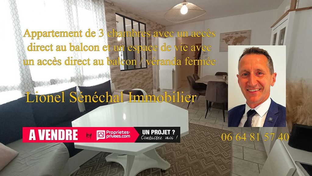 Achat appartement à vendre 4 pièces 76 m² - Le Mans